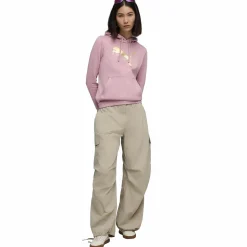 ess metallic hoodie w