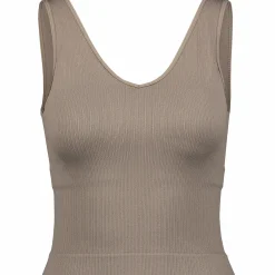 ribbed seamless top w