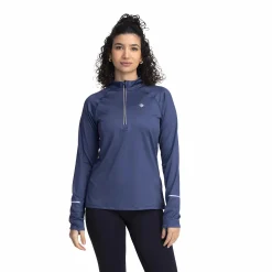 run half zip, pitkähihainen treenipaita, naisten