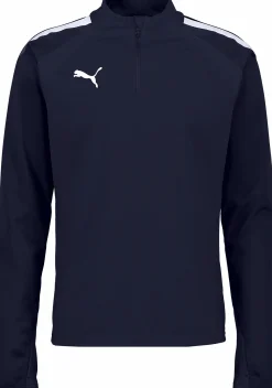 t liga 1/4 zip top jr