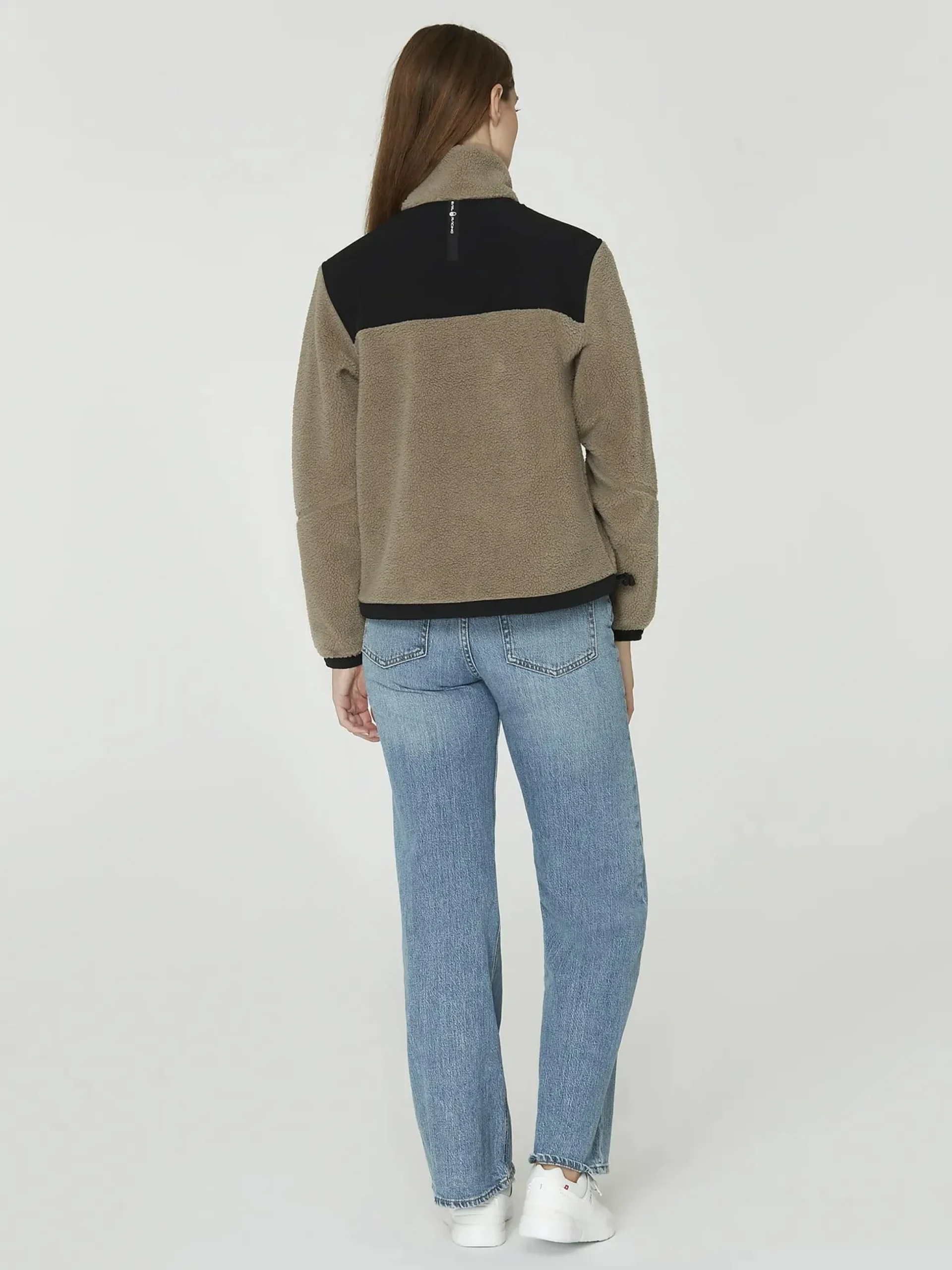 w gale pile half zip